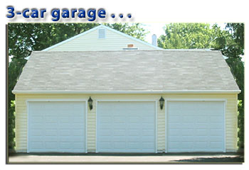LeakFree Exterior 3-car Garage